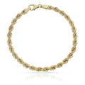 Pulsera Cordón Salomónico Oro 18K 4.35mm
