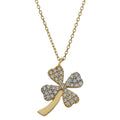 Gargantilla Oro 18K Trébol Circonitas