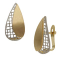 Pendientes Oro 18Kl Bicolor 9x17mm