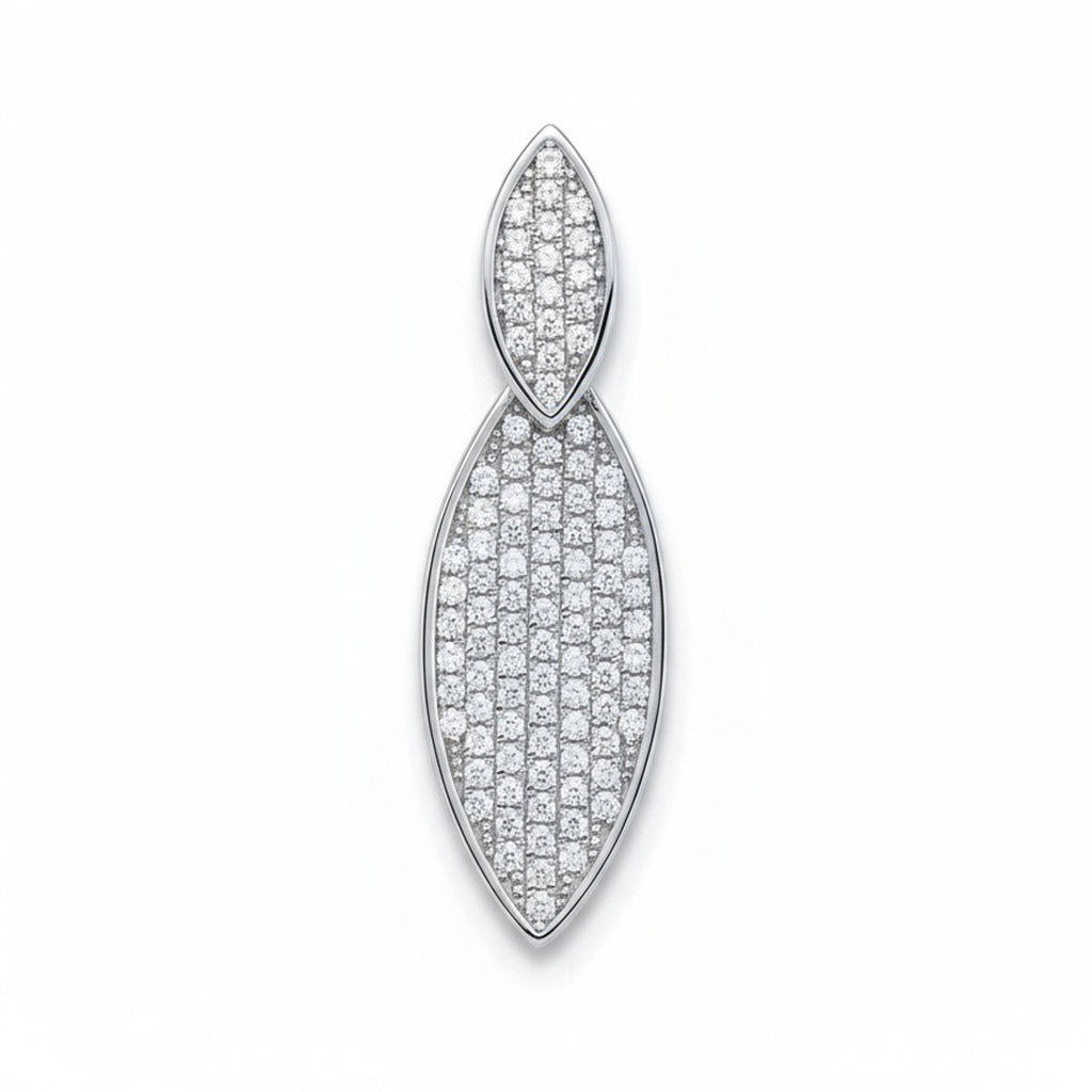 Colgante Plata 925 Circonitas 9x31mm