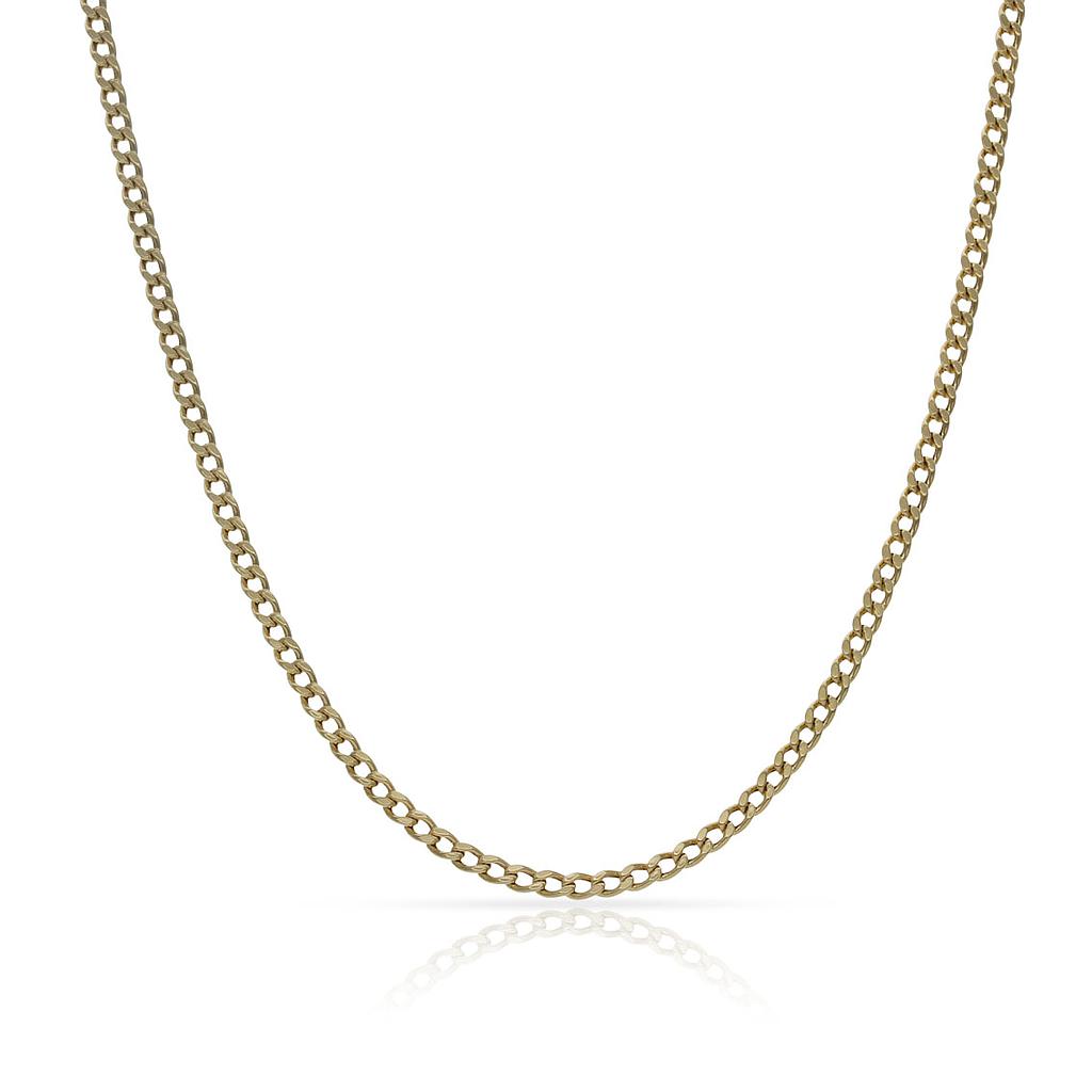 Cadena Oro 18K Barbada Hueca - 1.50MM