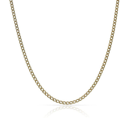 Cadena Oro 18K Barbada Hueca - 1.50MM