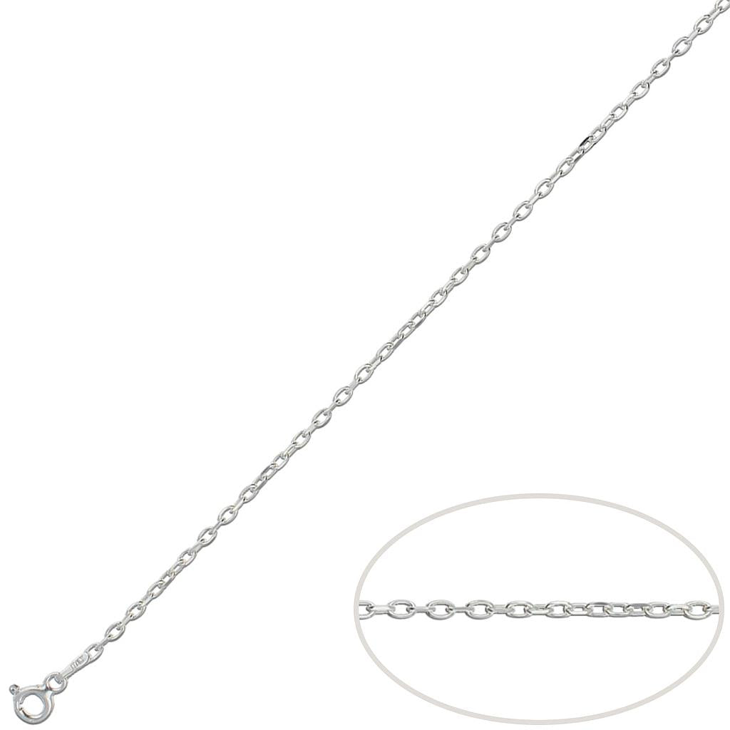 Cadena Plata 925mm Forzada - 1mm
