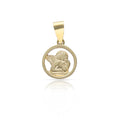 Medalla Oro 18K Ángel de la Guarda 10mm