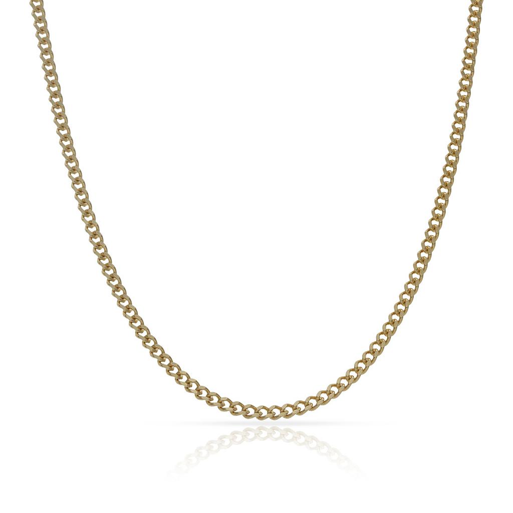 Cadena Oro 18K Barbada Maciza - 2MM