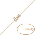 Pulsera Oro 18Kl Love Circonitas