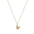 Gargantilla Oro 18K Mariposa Tallada