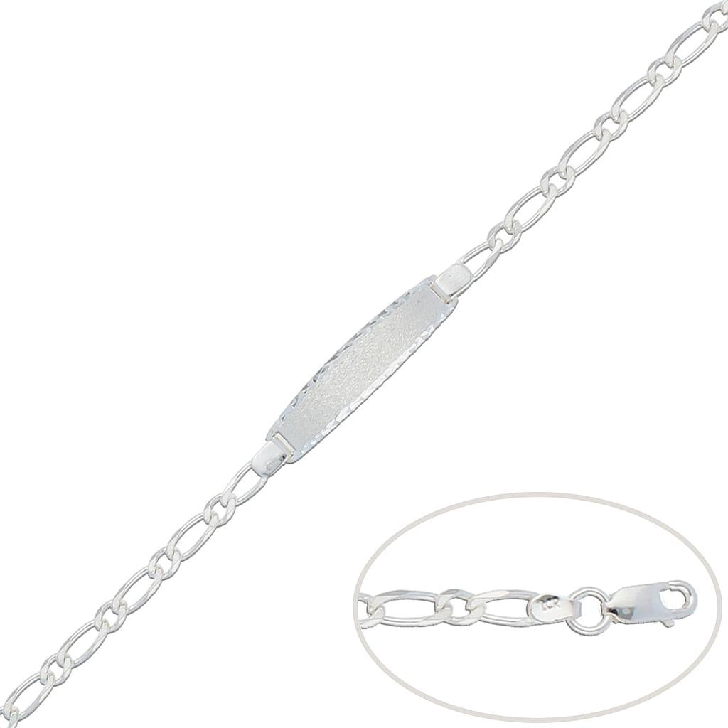 Pulsera 1x1 Plata 925mm - 4mm