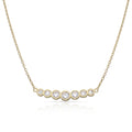 Gargantilla Oro 18K Curva Circonitas
