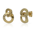Pendientes Oro 18Kl Circonitas 10x13mm