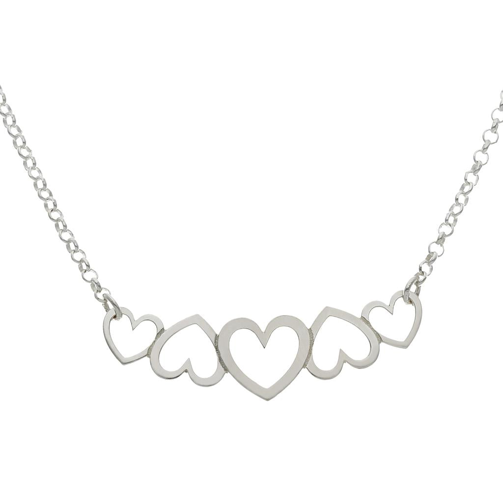 Gargantilla Plata 925 Corazones