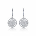 Pendientes Plata 925mm Redondo Circonitas