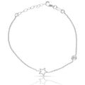 Pulsera Plata 925 Estrella + Circonita