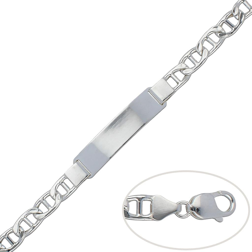 Pulsera Placa Plata 925mm