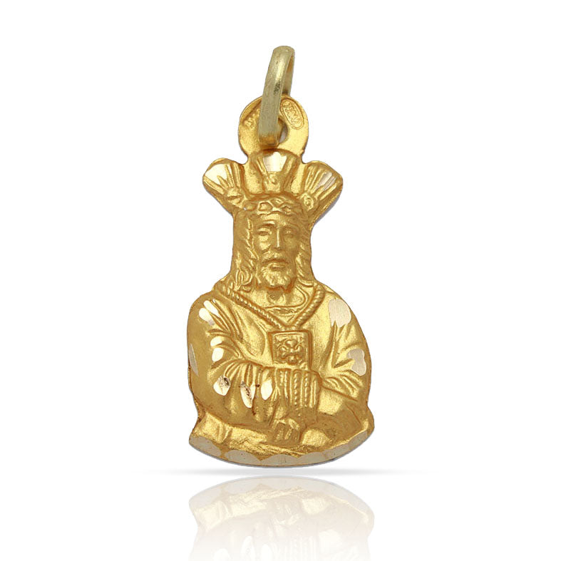 Medalla Oro 18Kl El Cautivo - 15x29mm