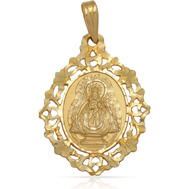 Medalla Oro 18Kl V. de la Cabeza - 23x30mm