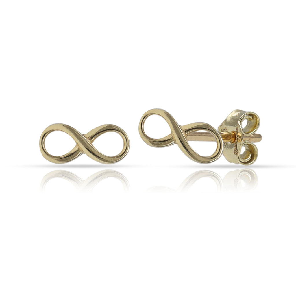 Pendientes Oro 18K Infinito