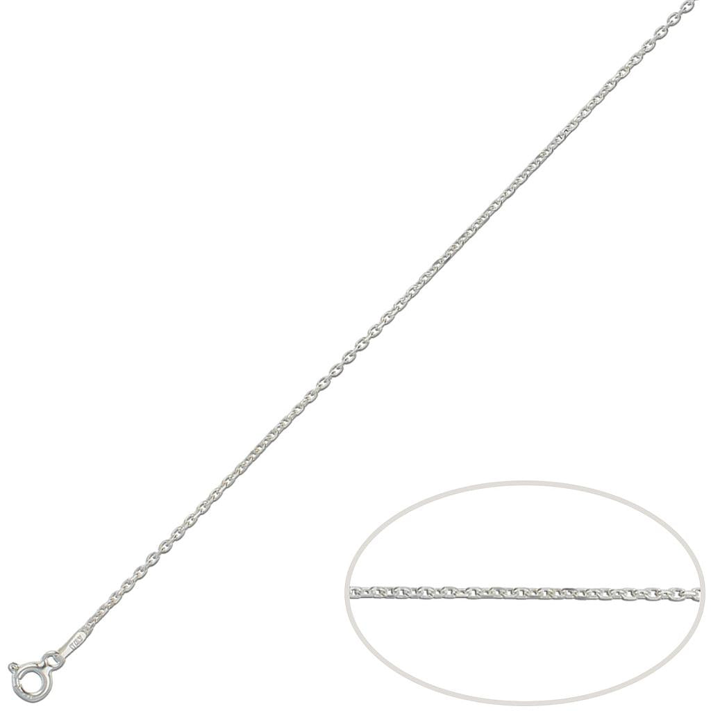 Cadena Plata 925mm Forzada - 0.80mm
