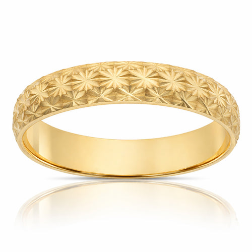 Alianza Oro 18Kl Tallada - 4.50mm
