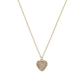 Gargantilla Oro 18K Corazón Circonitas