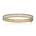 Brazalete Oro 18Kl Bicolor Greca - 60x52mm