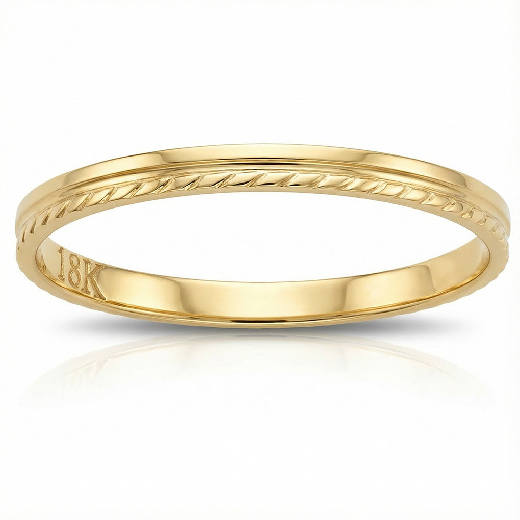 Alianza Oro 18Kl Tallada - 1.80mm (AT27)