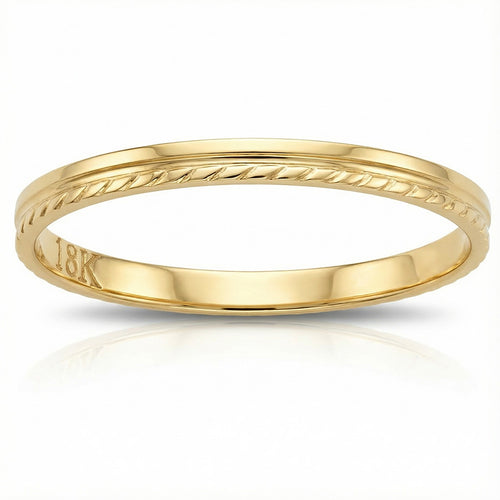 Alianza Oro 18Kl Tallada - 1.80mm (AT27)