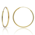Aros Tubo Plata Chapada Oro 23mm