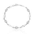 Pulsera Oro Blanco 18K