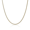Collar Oro 18K Cola de Topo Redonda 1mm