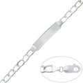 Pulsera con Placa Plata 925mm - 6,50mm