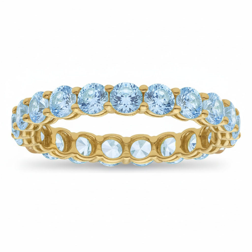 Sortija Oro 18K Infinity Arcoíris