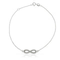 Pulsera Oro Blanco 18Kl Infinito