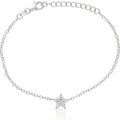 Pulsera Plata 925mm Estrella Circonitas