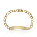 Pulsera Oro 18KL Fundida Placa
