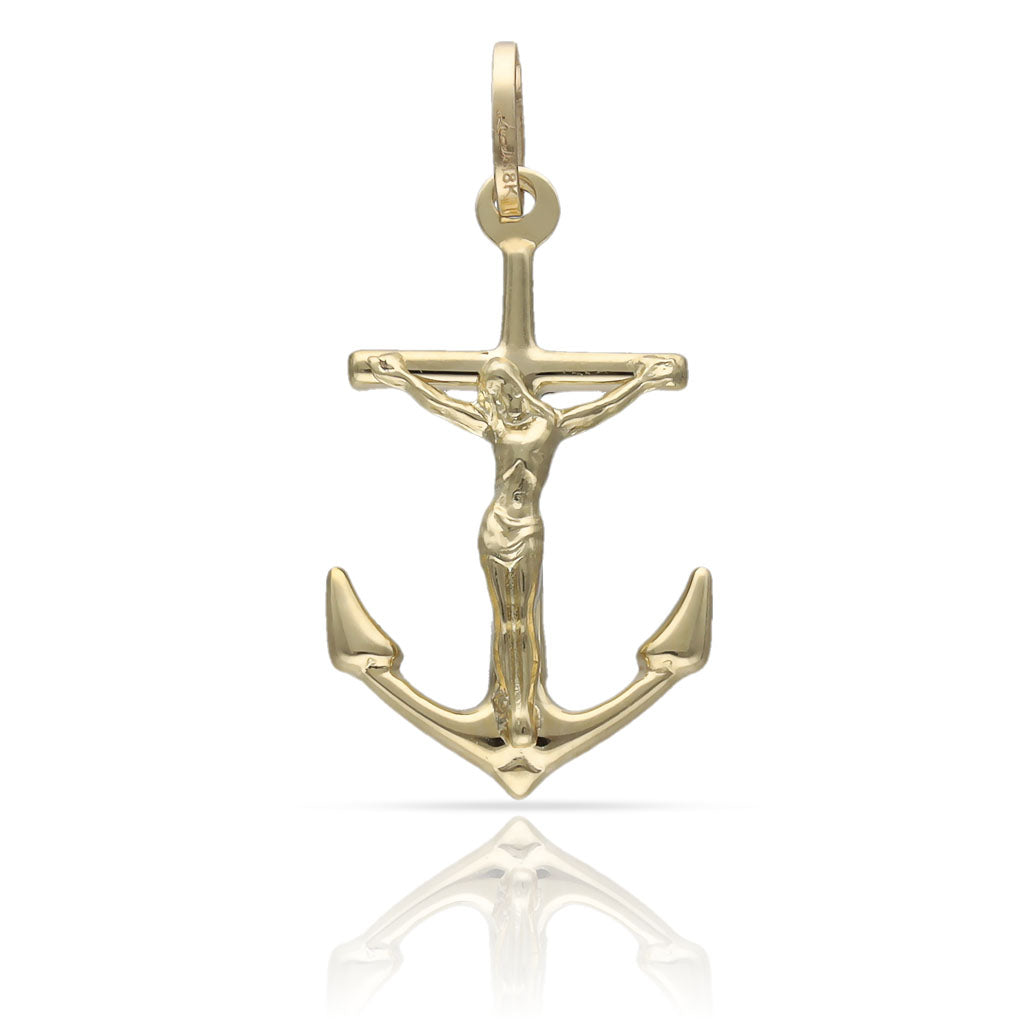 Colgante Oro 18K Ancla