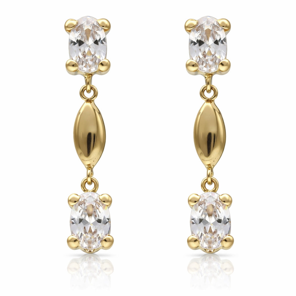 Pendientes Oro 18Kl Circonitas