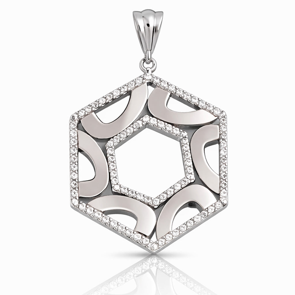 Colgante Plata 925 Circonitas 24x28mm