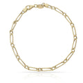 Pulsera Oro 18Kl Hueca 1x1 3mm