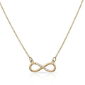 Gargantilla Oro 18K Infinito + Circonitas