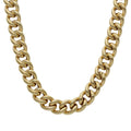 Collar Oro 18Kl Barbado Hueco 8mm