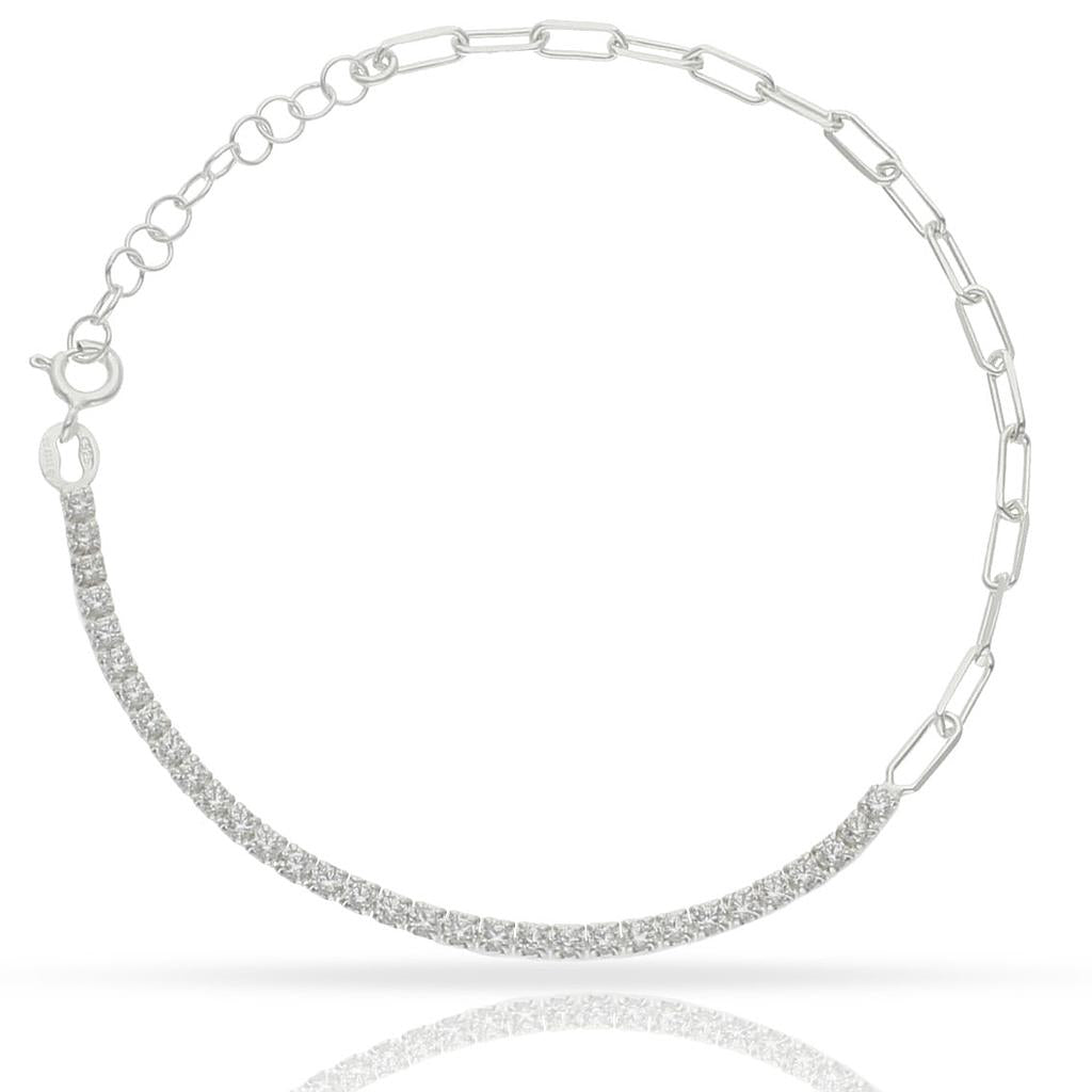 Pulsera Plata 925 Circonitas