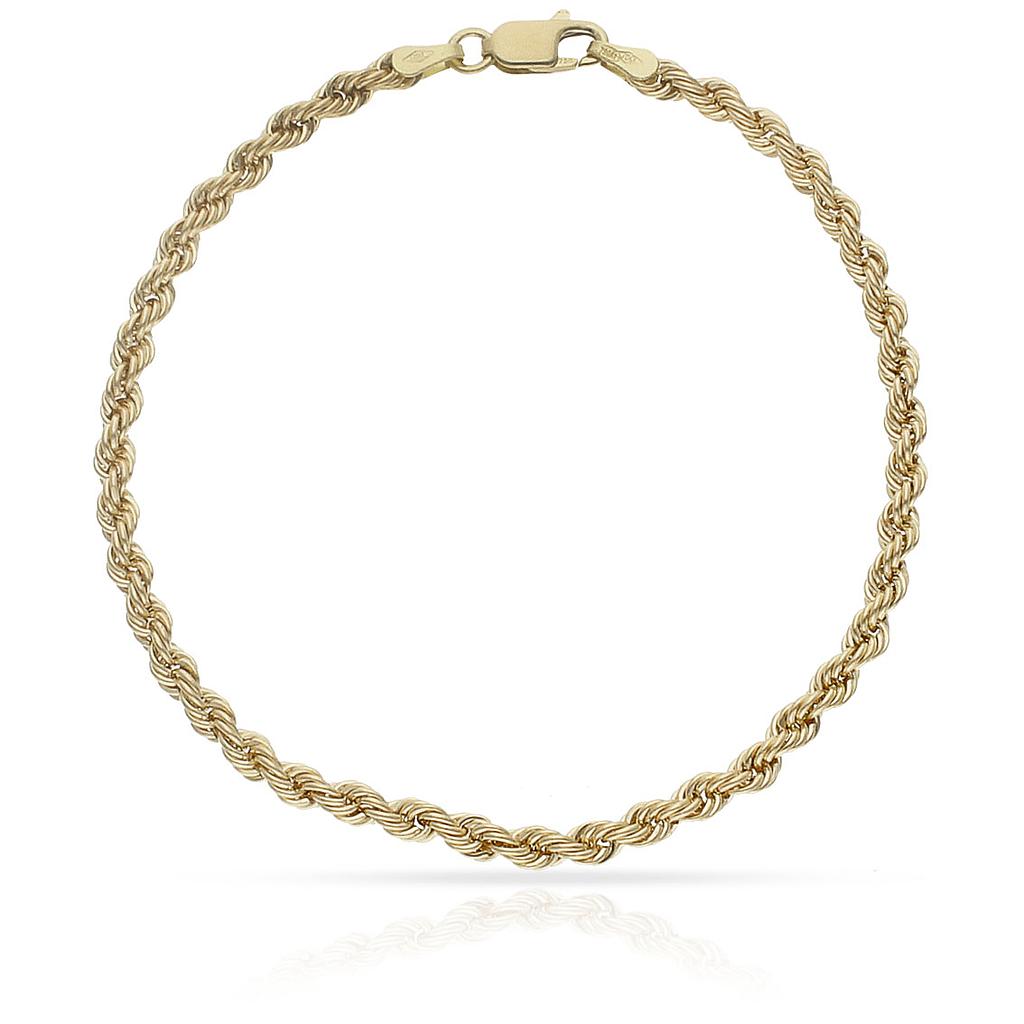 Pulsera Cordón Salomónico Oro 18K 3.30mm