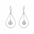 Pendientes Lágrima Plata 925mm